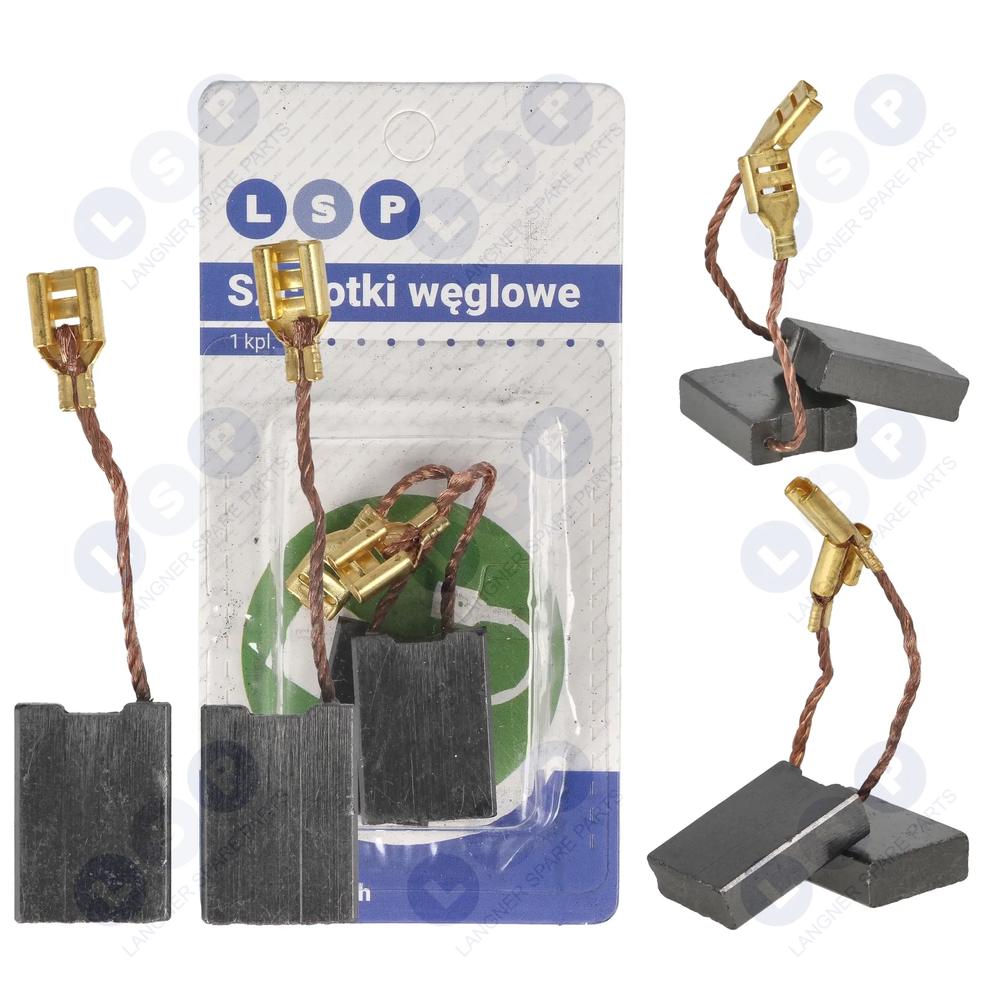 Uhlíkové kefy Bosch 6,3 × 16 × 22 mm pre veľké uhlové brúsky